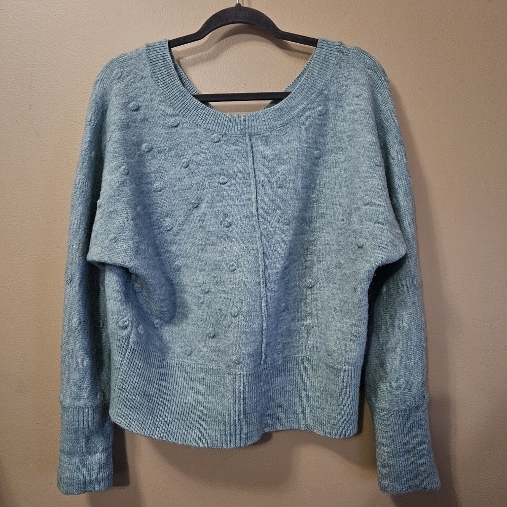 William Rast Women's Size L Blue Knit Sweater